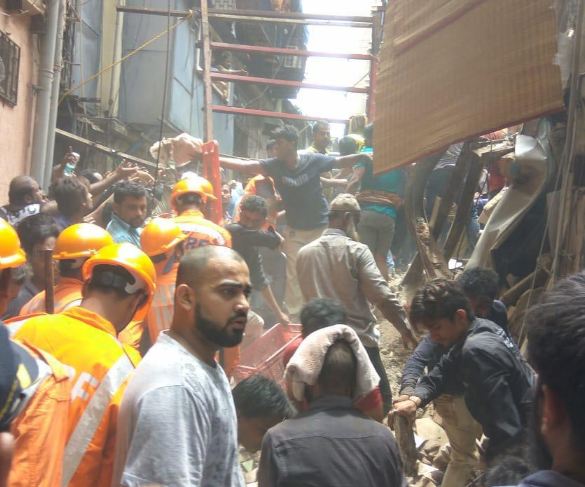 Mumbai building collapse dangori,